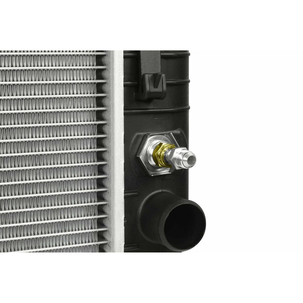 ICT Billet bare aluminum construction detail highlighting lightweight, durable cooling line performance.