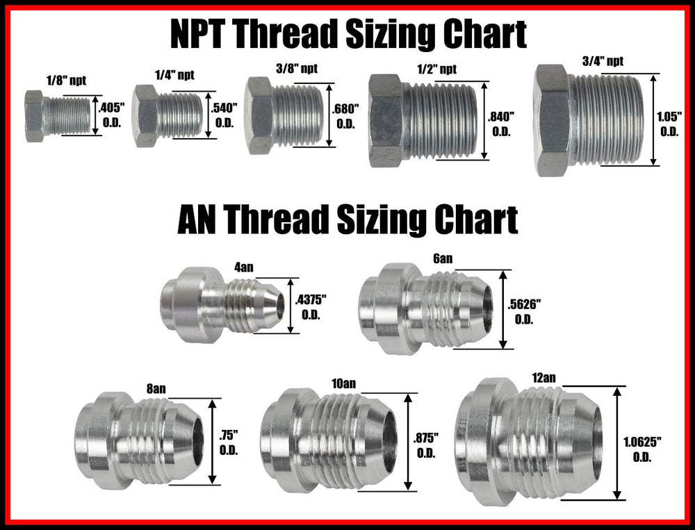 ICT Billet rear port fitting for 4L80E extends line routing to a remote cooler