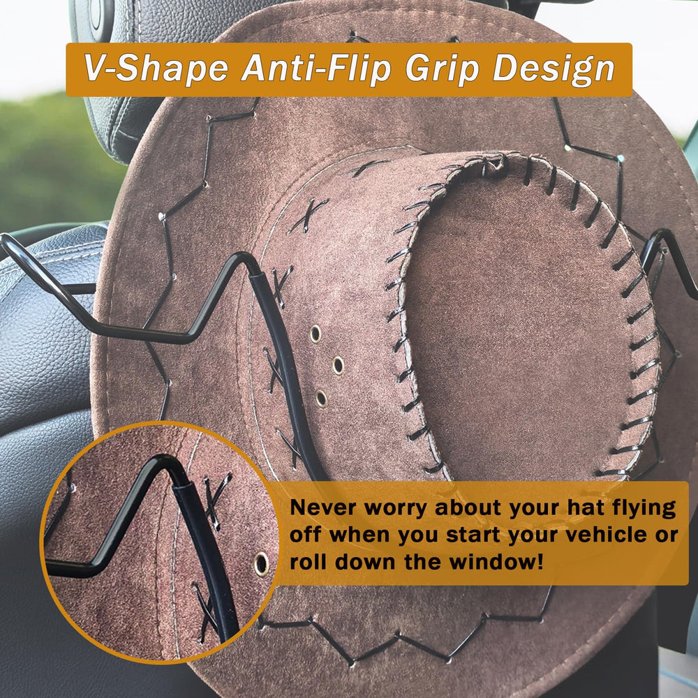 Idefair hat rack includes 3 extra hooks for hats, bags, and coats.