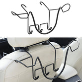 Idefair cowboy hat holder rack clipped to headrest for secure travel storage.