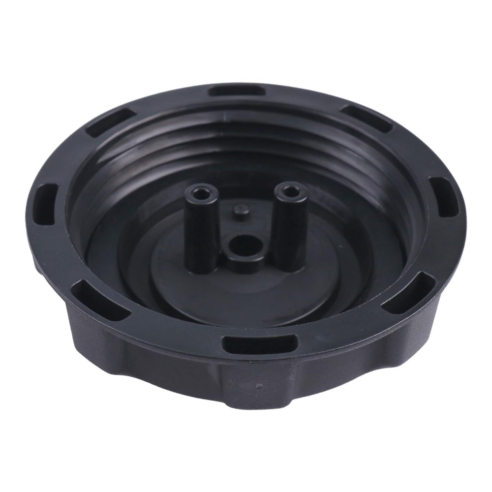 IEQFUE fuel tank cap mounted on mower for secure, spill-free operation