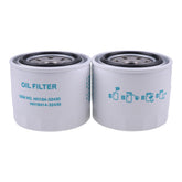 IEQFUE HH164-32430 engine oil filter close-up showing compact Kubota-compatible design for L-series