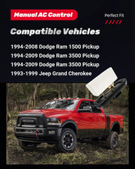 IFATRUNK Dodge Ram 1500 blower resistor enabling reliable AC fan speed control