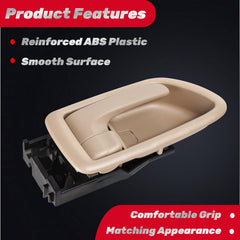 IFATRUNK interior door handle for Toyota Sequoia rear right beige, rust resistant finish