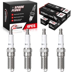 IFATRUNK Iridium spark plugs 4-pack with laser-welded center electrode for durability.