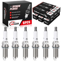 IFATRUNK Iridium spark plugs product shot showing laser-welded electrodes for durability.