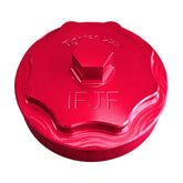 iFJF 68065612AA cap front view shows billet aluminum durability and solid construction.