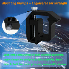 Easy installation with iFJF clamps, no drilling required