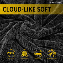 IFWIND premium microfiber towel for car care supports streak-free finishes.