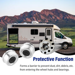 IFYKIM easy-install hub cap simplifies quick protection during install