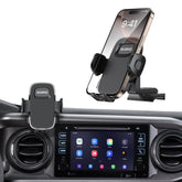 iGoevo Tacoma mount base showing a stable metal contact surface for secure mounting