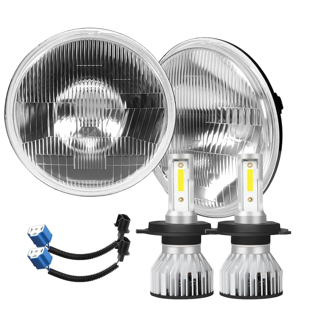 IHNZCB H4-9003 LED bulbs deliver crisp dual-beam output for safer night driving.