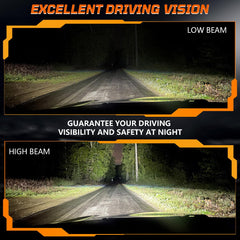 IHNZCB glass headlight design resists yellowing for lasting brilliance.