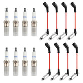 IHOTDER spark plugs and wires set packaging ready for quick replacement compatibility