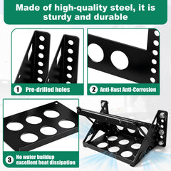 IHOUMEX anti-corrosion black coating protects the tray in marine environments.