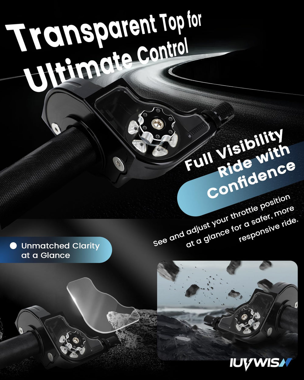 IUVWISN aluminum alloy throttle body for durability