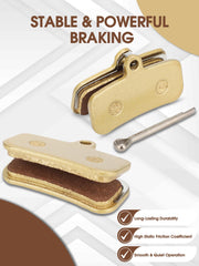 IUVWISN easy-install brake pads for quick maintenance.