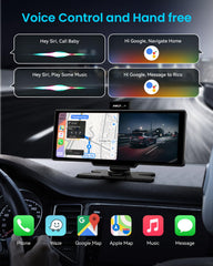 IIWEY iK7 mirroring phone via AirPlay, shows easy screen sharing benefit