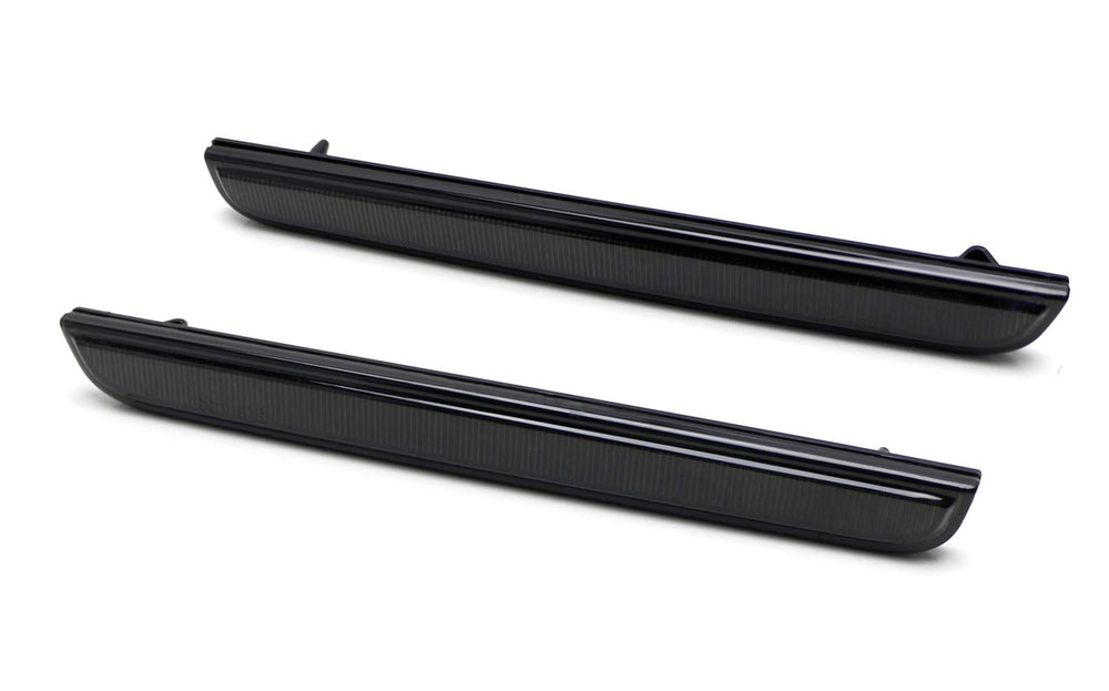 iJDMTOY blackout smoked lens rear reflector right improves rear visibility at night