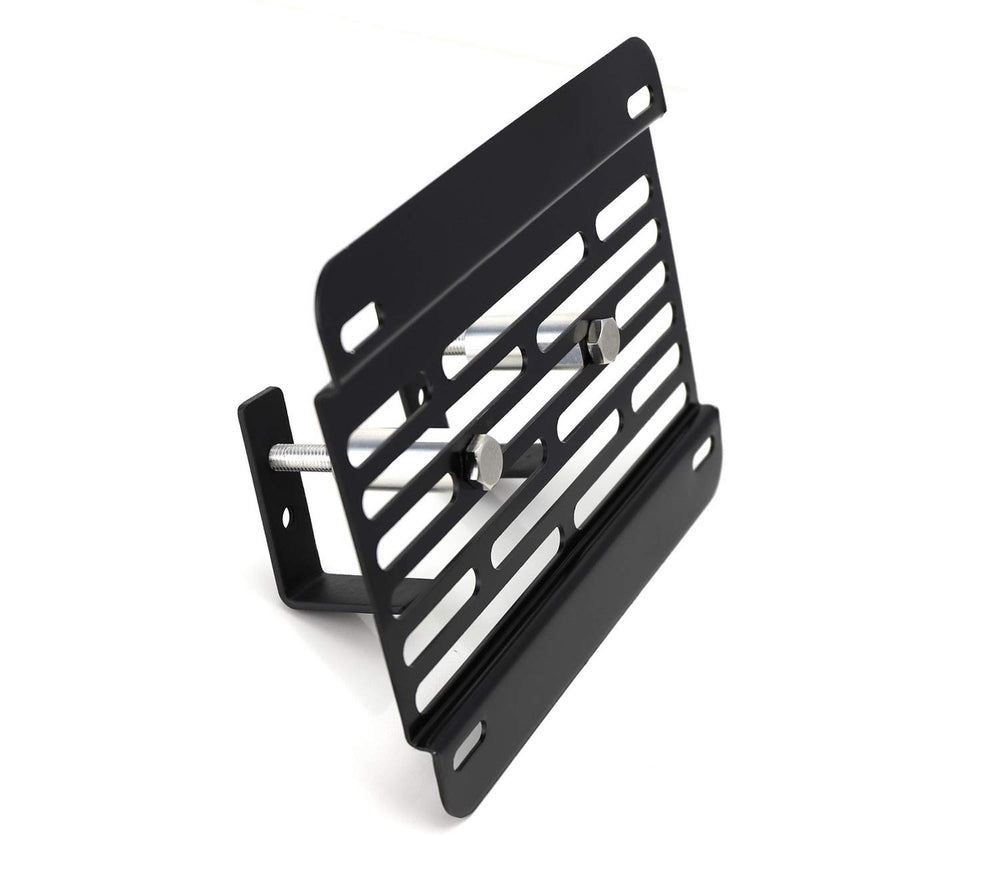 iJDMTOY BMW lower bumper plate mount repositions the plate for a sportier look.