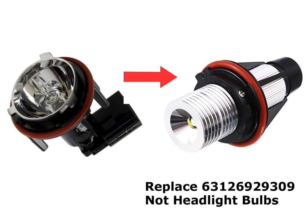 iJDMTOY CAN-bus decoder-equipped angel eye marker bulb reduces warning lights