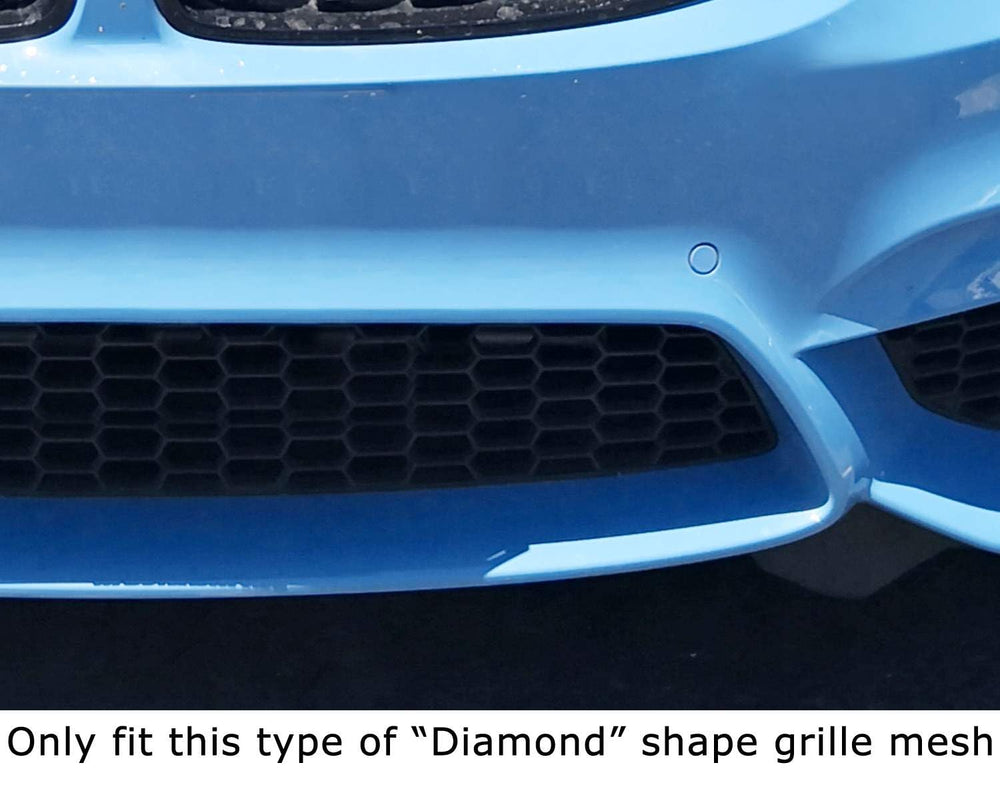 iJDMTOY diamond-shape grille mesh fit ensures seamless integration with compatible BMWs.