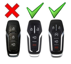 iJDMTOY carbon fiber key fob shell back view guards against scratches
