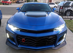 iJDMTOY bumper area ready for tow hook display on Camaro