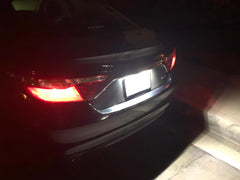 iJDMTOY license plate light enhances nighttime backup visibility for safer reversing