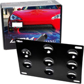 iJDMTOY No-Drill Front Bumper Mount for precise plate relocation without drilling