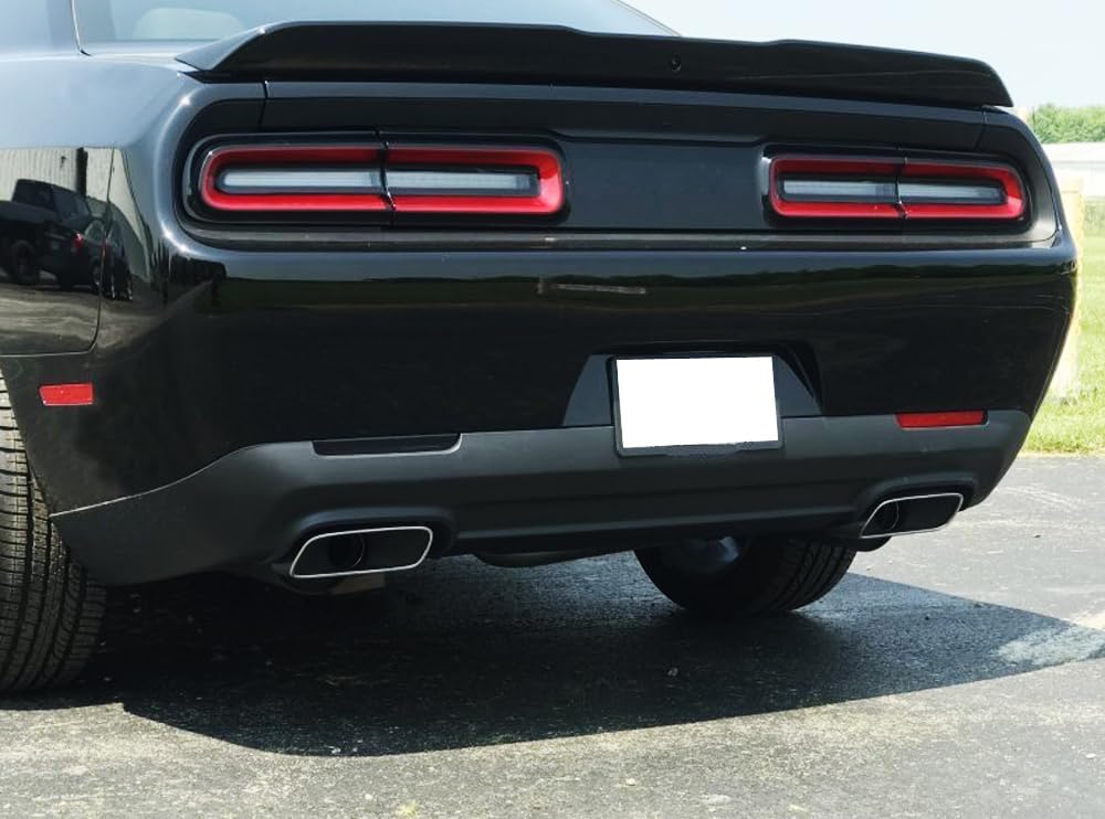 iJDMTOY OEM-spec smoked lens rear reflector left for Challenger offers precise fit and durable finish