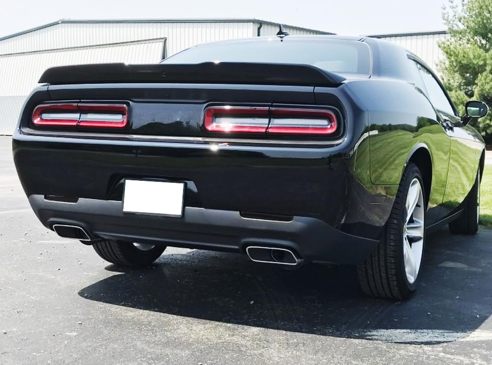 iJDMTOY OEM-spec smoked lens rear reflector right for Challenger offers precise fit and durable finish