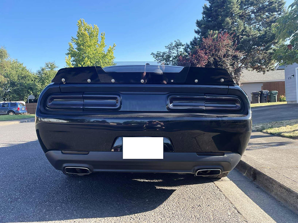 iJDMTOY smoked lens rear bumper reflector left for Dodge Challenger delivers OEM-style styling