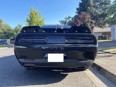iJDMTOY smoked lens rear bumper reflector left for Dodge Challenger delivers OEM-style styling