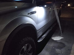 iJDMTOY puddle light for Lincoln MKX, wide illumination after dark
