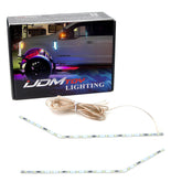 iJDMTOY Xenon white LED side-emblem glow enhances night visibility