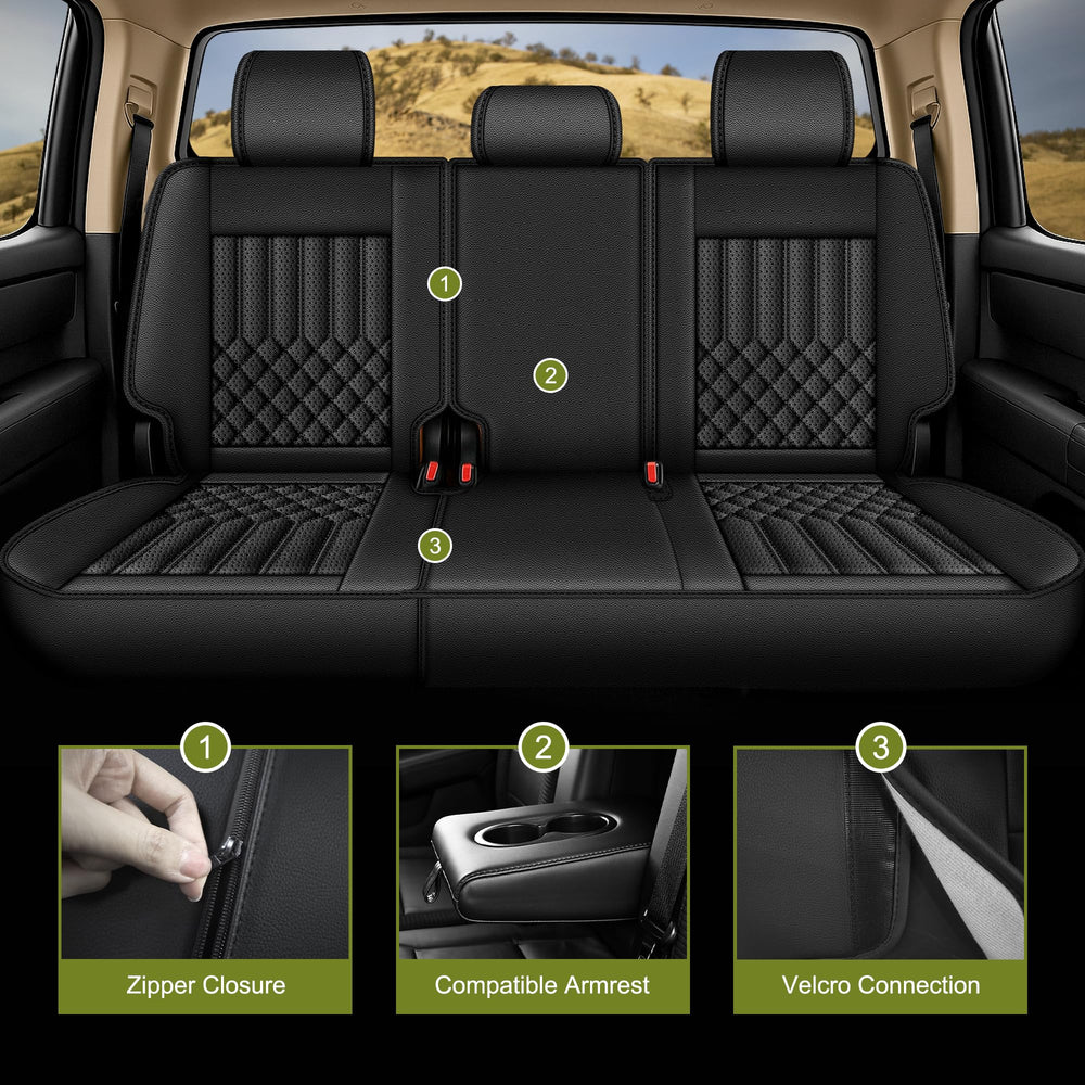 IKABEVEM Toyota Tundra front-seat pockets add convenient storage