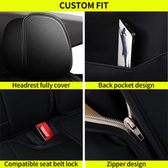 IKABEVEM airbag-compatible material maintains seat function during emergencies.