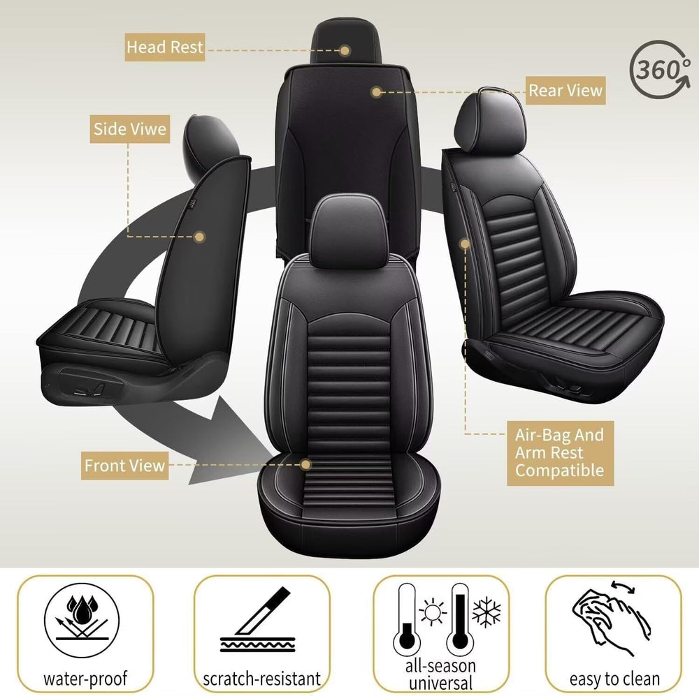IKABEVEM headrest removal note, compatibility with adjustable headrests.
