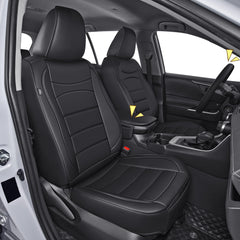 IKABEVEM RAV4 front-left seat cover protects against wear and spills.
