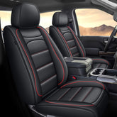 IKABEVEM seat covers full set fitted on a Chevy Silverado for full protection