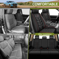 IKABEVEM Tundra crewmax fit provides snug coverage for all five seats