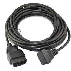 iKKEGOL OBD2 extension cable shows 33 ft reach for flexible diagnostics.