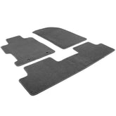 IKON MOTORSPORTS Civic floor mats gray front with OEM fitment