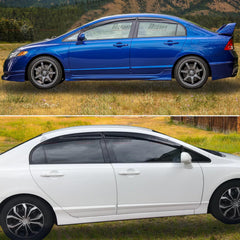 IKON MOTORSPORTS smoked acrylic panel provides UV protection and rain coverage