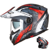 ILM 909F full-face helmet with secure closure for all-weather riding.