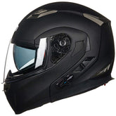 ILM 953PRO front view in matte black for city riding and protection.