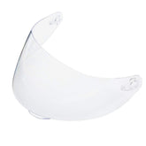 ILM helmet anti-fog visor closeup showing crystal-clear visibility for riding