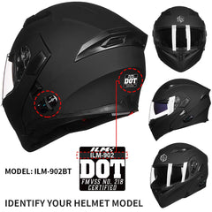ILM helmet anti-fog visor left-right horizon demonstrating broad lateral sight