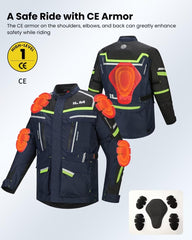 ILM JRL3 blue multi-pocket layout for gear storage.